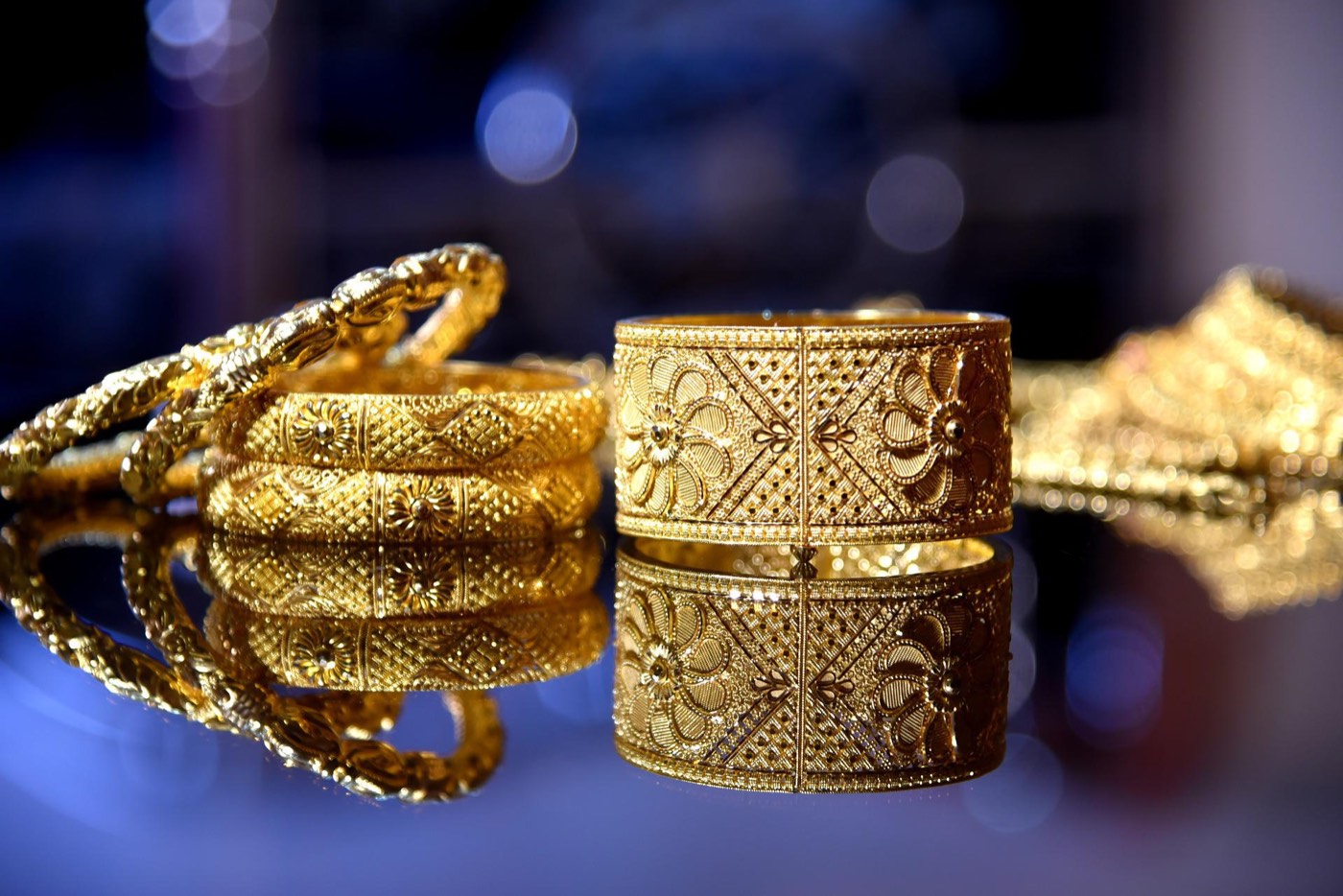 Goldschmuck, Ketten und Ringe